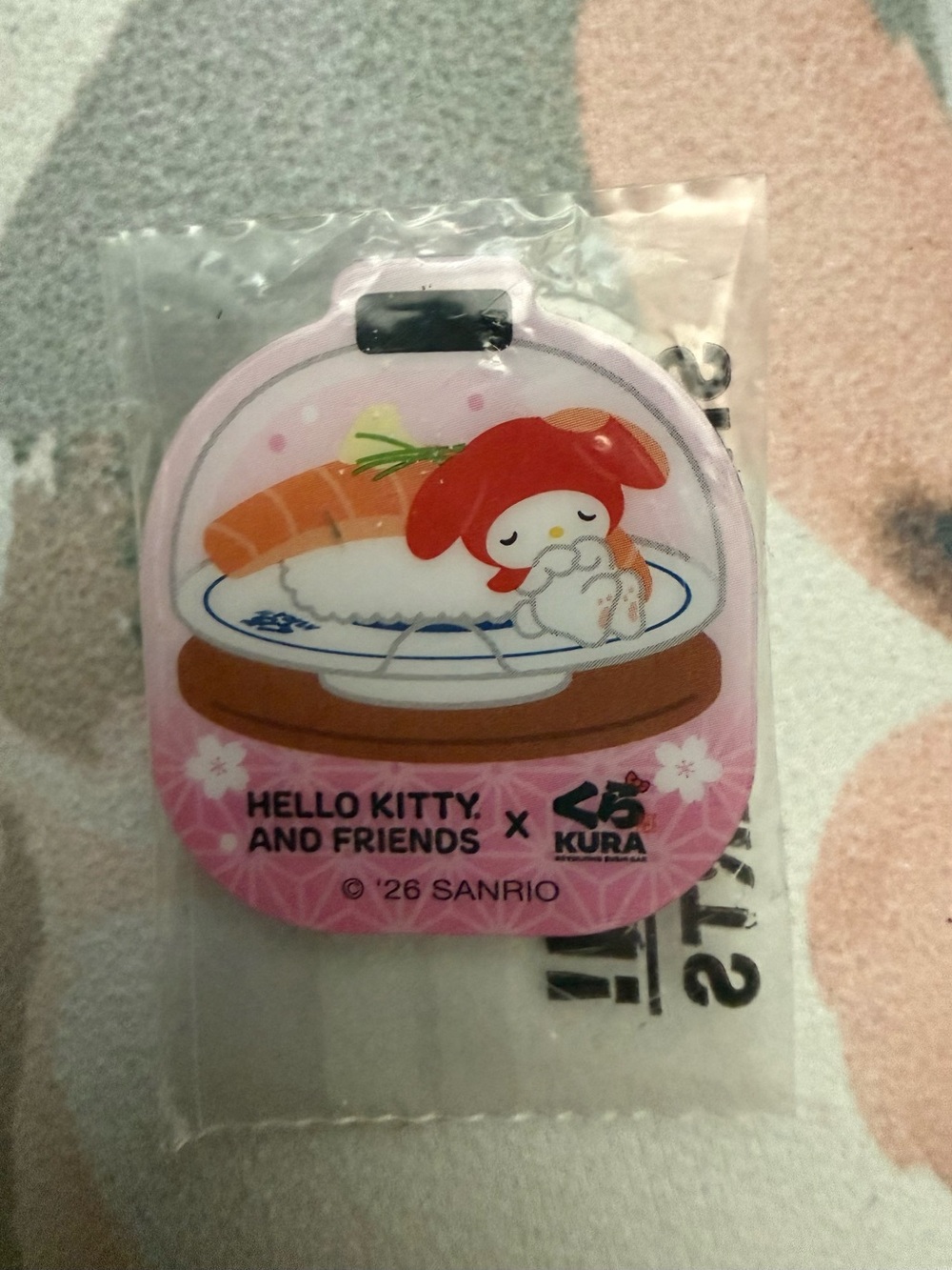 Sanrio Hello Kitty & Friends Kura Sushi Pink pin